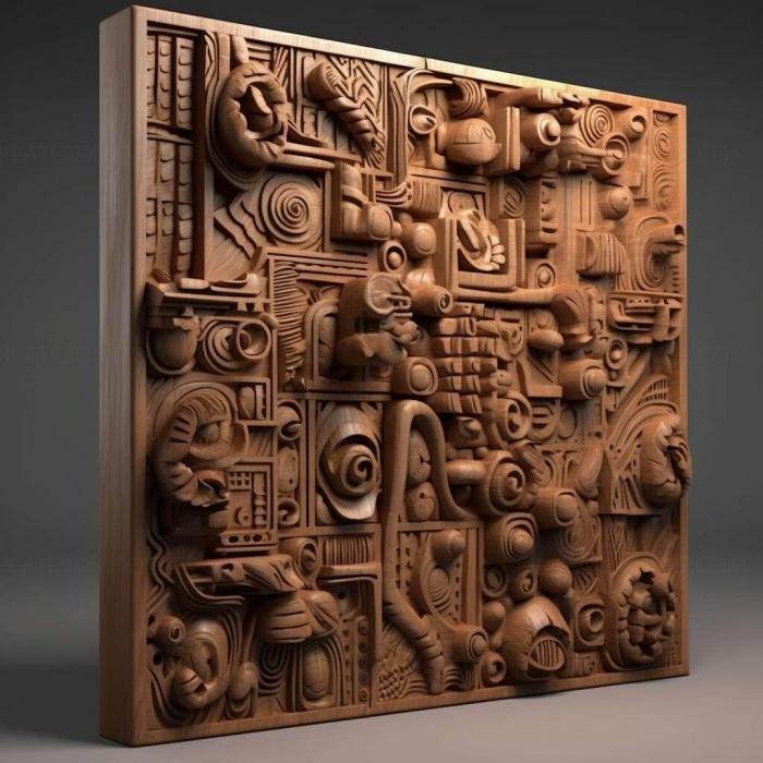 نموذج ثلاثي الأبعاد لآلة CNC 3D Art 